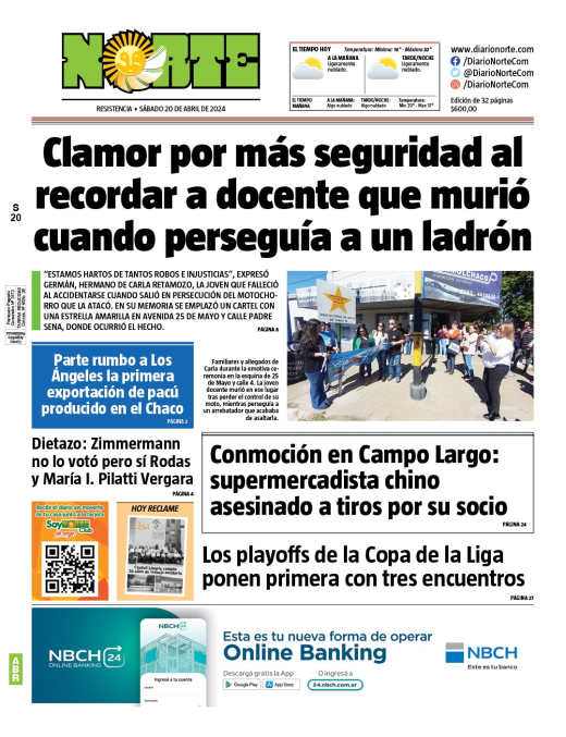 Edición del 20/04/2024
