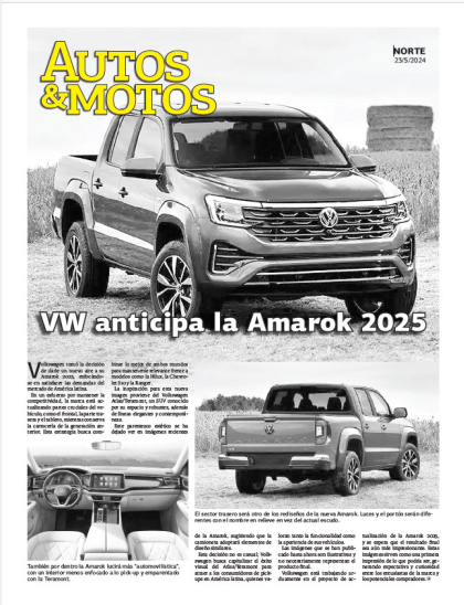 VW anticipa la Amarok 2025