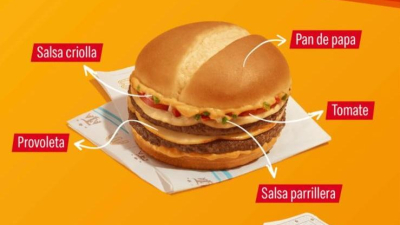 McDonald"s presenta la nueva "Grand Leyenda", la hamburguesa que acompañará a los campeones del mundo