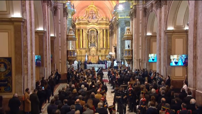 Brecha, corrupción, pobreza y unidad nacional son algunas de las palabras clave en el tedeum porteño