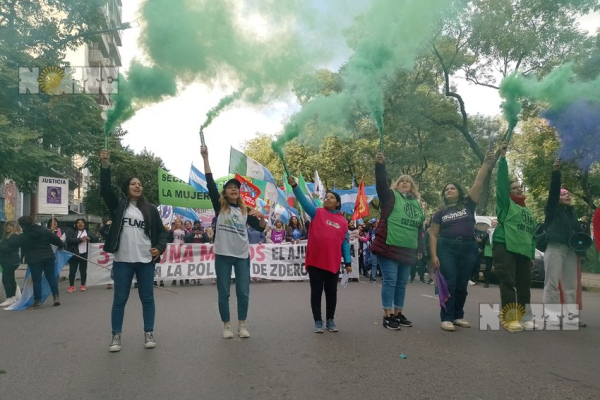 Manifestación en Resistencia a nueve años del primer Ni Una Menos