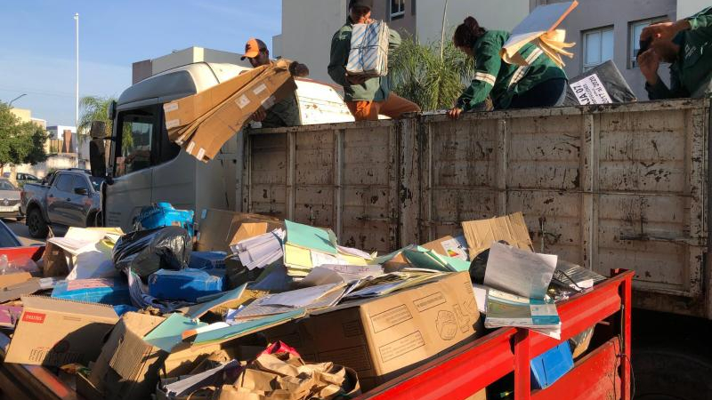 Donan más de 300 kilos de papel a la casa Garrahan chaqueña