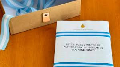 Previo a la firma del Pacto de Mayo, el Gobierno promulgó la Ley de Bases y el Paquete Fiscal