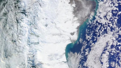 La impresionante y helada foto de la NASA