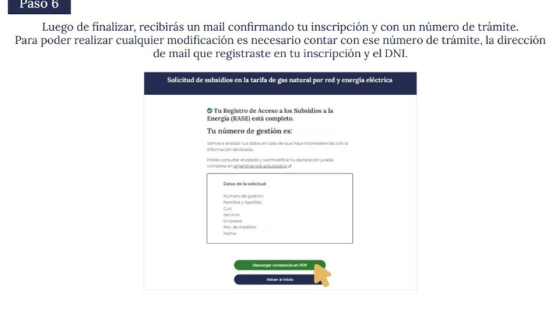 El trámite necesario para conservar los subsidios