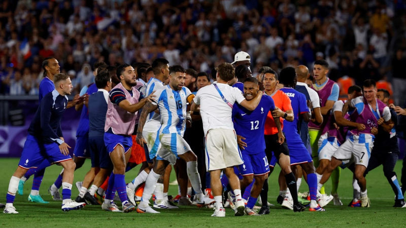 Con polémica en el final, Francia ganó por la mínima y se terminó el sueño de la Selección Argentina