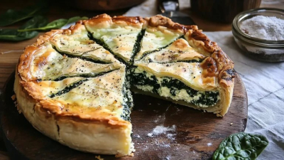 Receta de tarta de espinaca y ricota, rápida y fácil