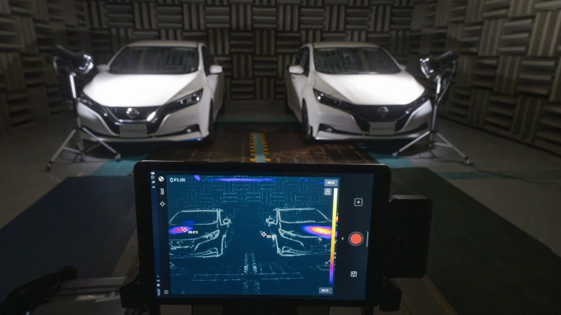 Nissan desarrolla una "pintura refrescante" para autos