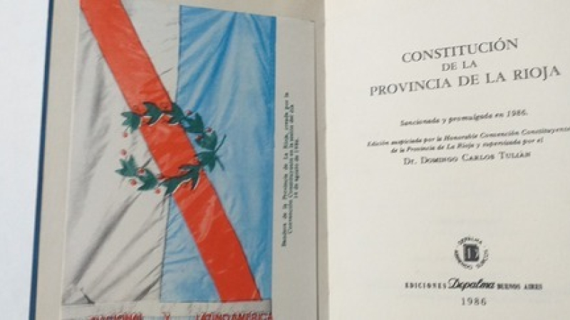 Nueva Constitución riojana, antítesis de la revolución libertaria