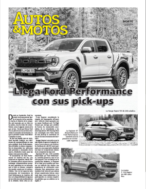 Llega Ford Performance con sus pick-ups