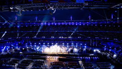 Ante 60 mil espectadores se realizó la ceremonia de clausura en París