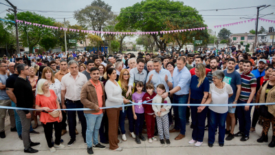 Inauguraron 21 cuadras de pavimento en el barrio UPCP