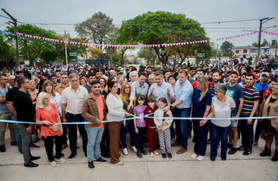 Inauguraron 21 cuadras de pavimento en el barrio UPCP