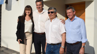 Zdero inauguró más cuadras de pavimento en Charata