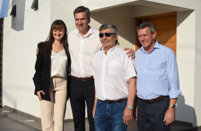 Zdero inauguró más cuadras de pavimento en Charata