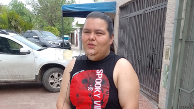 Vecina del barrio Provincias Unidas: "Ella está bien, está lúcida"