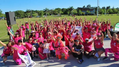 Cáncer de mamas: con un gran evento, se reforzó la campaña de prevención