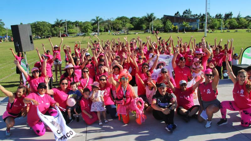 Cáncer de mamas: con un gran evento, se reforzó la campaña de prevención