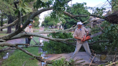La tormenta en Sáenz Peña provocó incontables daños