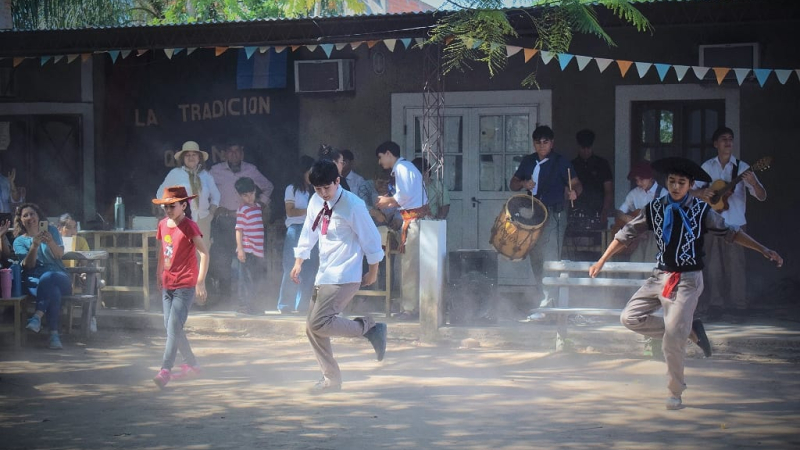 Celebraron el Día de la Tradición en Los Frentones