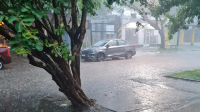 Intensa lluvia en el Gran Resistencia