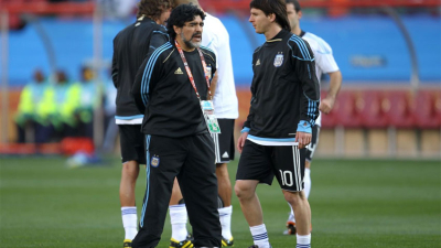 El homenaje de Lionel Messi a Diego Armando Maradona