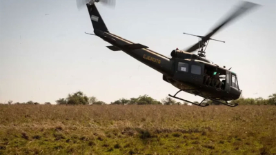Cayó un helicóptero del Ejército con cinco tripulantes