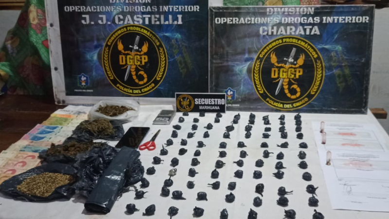 Desarticulan una red de narcotráfico en Corzuela