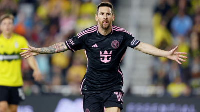 Messi posó con la nueva camiseta del Inter Miami
