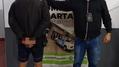 Cayó "Tetón", quien hace unos días agredió en el ojo a una enfermera para robarle la moto