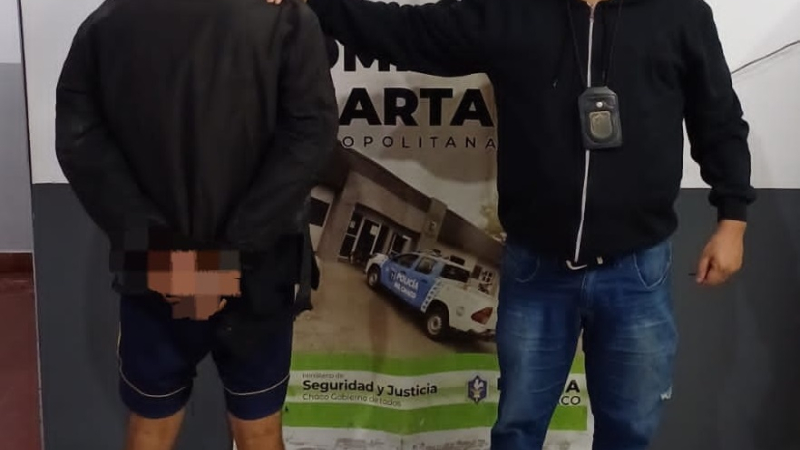 Cayó "Tetón", quien hace unos días agredió en el ojo a una enfermera para robarle la moto