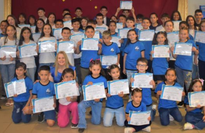 Cierre del ciclo lectivo del instituto de inglés de Las Garcitas