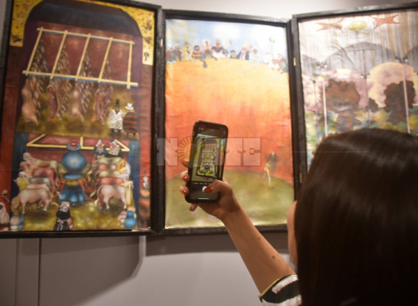 <p>Feria del arte.</p>