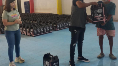 San Martín: el Municipio repartió 9000 cajas navideñas