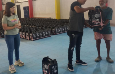 San Martín: el Municipio repartió 9000 cajas navideñas