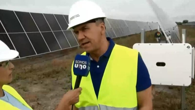 Zdero supervisó la obra del nuevo complejo solar en la provincia