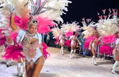 Segunda luna del carnaval centro chaqueño en Quitilipi