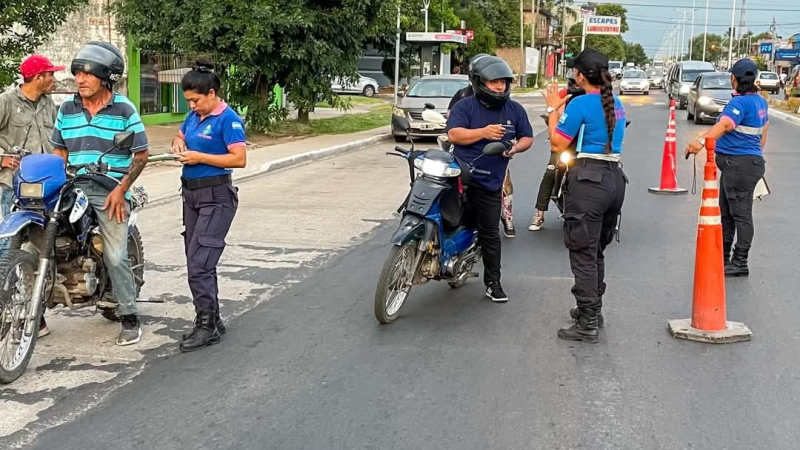 El municipio promueve la seguridad vial, a través de controles y concientización