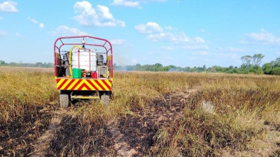 Las Breñas: piden extremar cuidados para evitar incendios