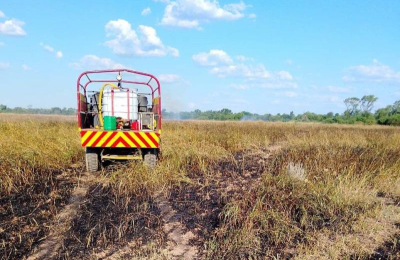 Las Breñas: piden extremar cuidados para evitar incendios