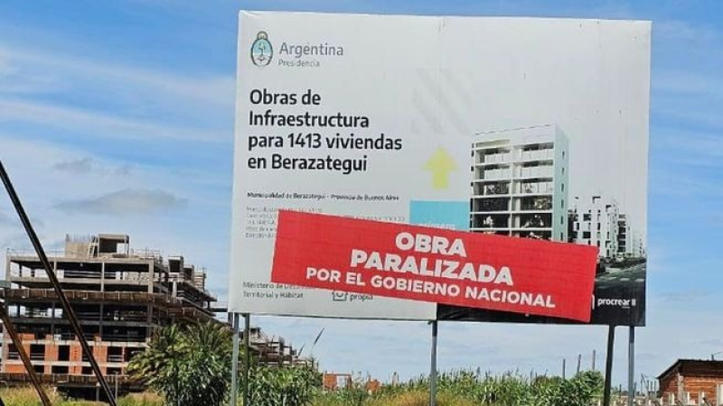 Construcción: 58 mil puestos de trabajo menos 