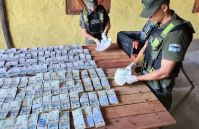 Dos chaqueños transportaban más de $500 millones a Buenos Aires