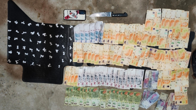Detuvieron a un joven con 55 bochitas de cocaína