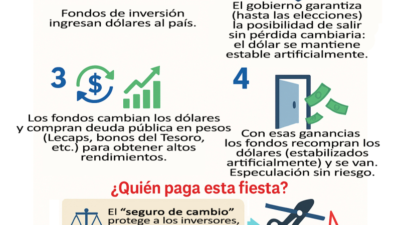 "El rescate del FMI prolonga un plan fracasado para financiar la campaña de Milei"