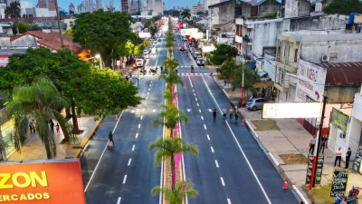 El gobernador inauguró las obras del tramo II de la avenida 25 de Mayo