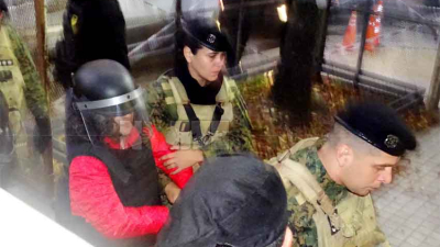 Gran despliegue policial en la previa a la segunda audiencia