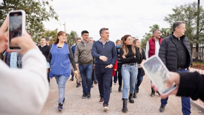 Magda Ayala constató el avance de obras sobre la avenida 9 de Julio