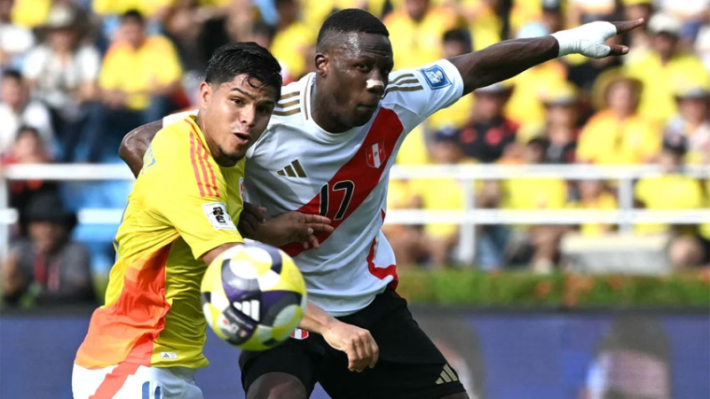 Colombia y Perú empataron sin goles