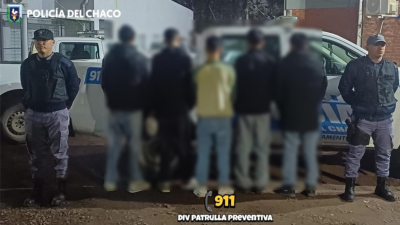 Cinco adolescentes demorados por disturbios y daños en el centro de Resistencia