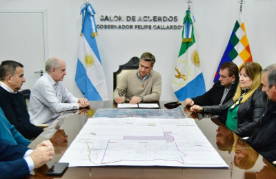 La provincia y Municipio acordaron un plan de drenaje pluvial para la zona sur